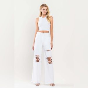 90's Vintage Loose Fit Distressed Jeans